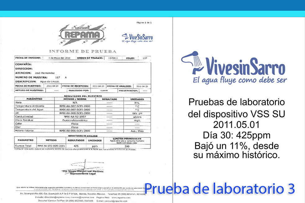 Esperábamos ver un cambio más lento, pero no, a 30 días de la instalación los PPM bajaron a un 11% del máximo histórico, pero la sensación del agua es totalmente diferente, los PPM bajan pues se está cayendo el sarro de las tuberías después de más de 20 años sin que se haya hecho nada.